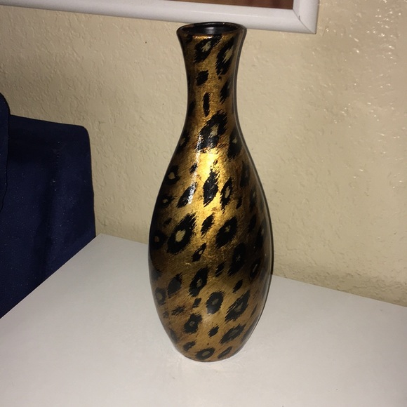 Leopard paint vase - Picture 2 of 4